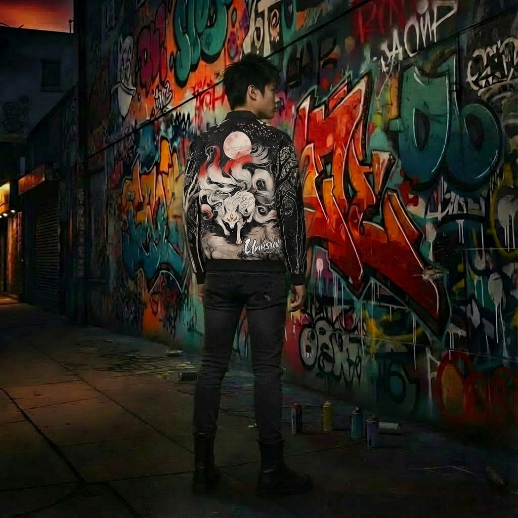 Folklore Light Jacket - Kitsune: Inari Ōkami's Messenger