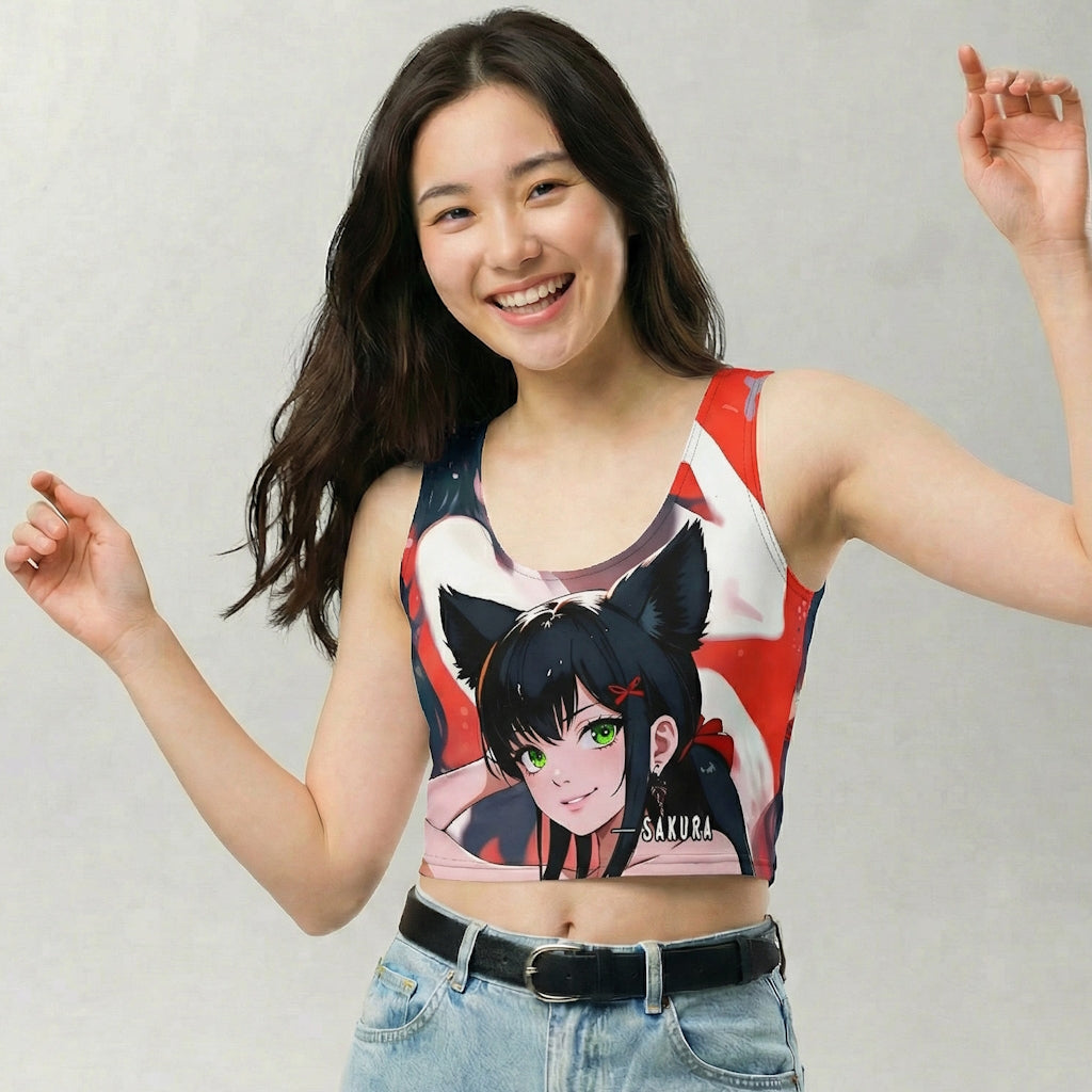 Chronicles Crop Top - Daydreamer Sakura