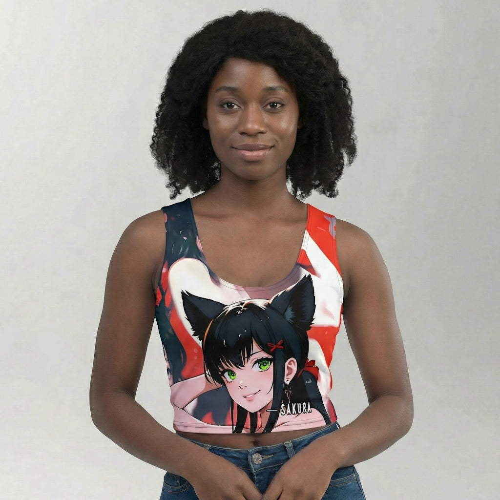 Chronicles Crop Top - Daydreamer Sakura