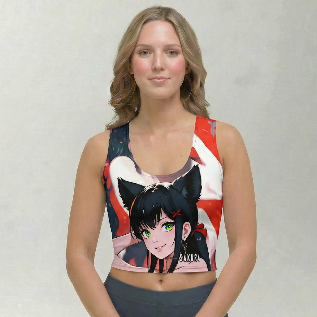 Chronicles Crop Top - Daydreamer Sakura